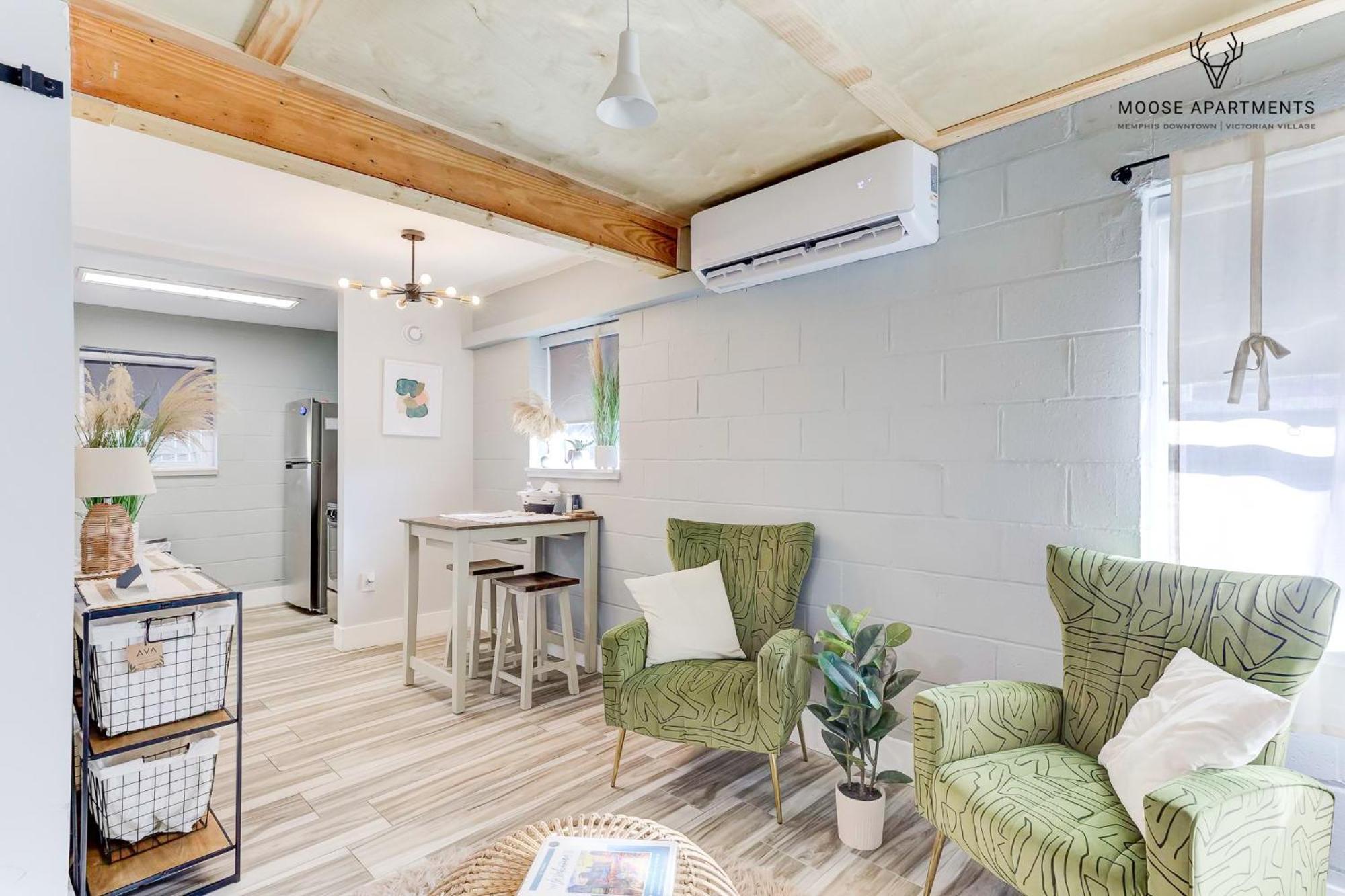 The Moose #6 - Modern Luxe Studio With Free Parking & King Bed 멤피스 외부 사진