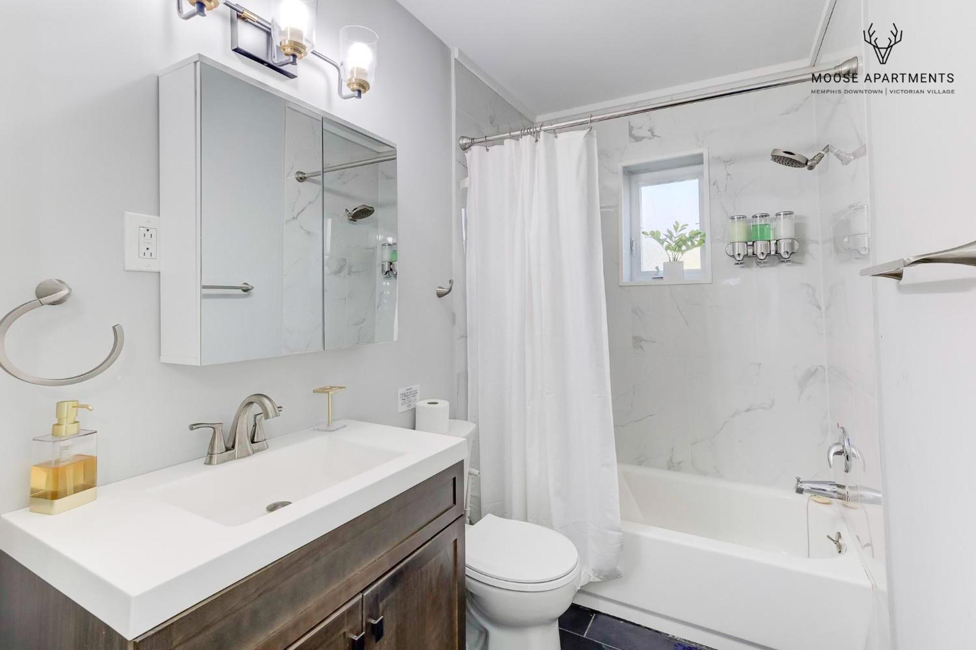 The Moose #6 - Modern Luxe Studio With Free Parking & King Bed 멤피스 외부 사진